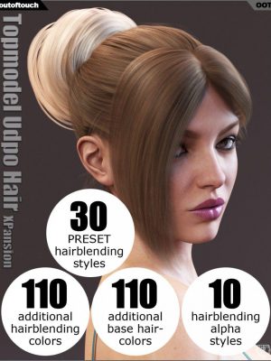Topmodel Updo Hair and OOT Hairblending 2.0 Texture XPansion-TopModel Updo头发和OOT发型2.0纹理XPansion