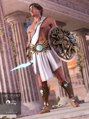 Greek God Outfit for Genesis 3 Male(s)-希腊上帝的成套装备3男性