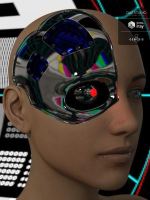 Cybernetic Head for Genesis 8 Female(s)-Genesis 8女性的网络脑室