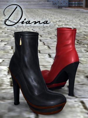 Diana Boots for Genesis 2 Female(s)-戴安娜靴子为创世记2女性