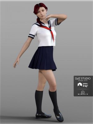 H&C Japanese School Uniforms for Genesis 3 Female(s)日本校服-H＆＃038; C日本学校制服用于创世纪3女性日本校服