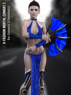 X-Fashion Combat 02 Bodysuit for Genesis 3 Females作战紧身衣-X-Fashion Combat 02 Genesis 3女性的紧身衣