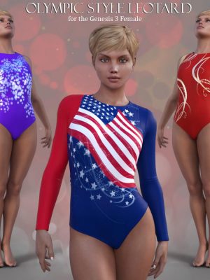 Olympic Style Leotard for G3F奥运风格的紧身衣-奥林匹克风格Leotard for g3f奥运风格的紧身衣
