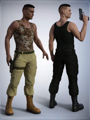Tactical Pants for Genesis 3 Male(s)创世纪3男性战术裤-创世纪的战术裤3男性（s）创世纪3男性术
