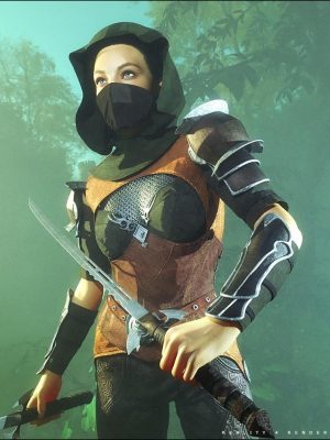 Fantasy Armor Accessories for Genesis 2 Female(s)-创世纪2雌性幻想装甲配件