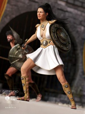Gladiator Goddess for Genesis 3 Female(s)-Gladiator Goddess for Genesis 3女性