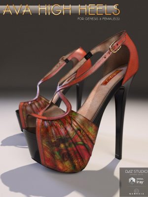 Ava High Heels for Genesis 3 Female(s)-Genesis 3女性的高跟鞋（S）
