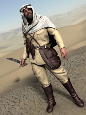 Desert Pathfinders for Genesis 2 Male(s)创世纪2男性沙漠探险者服装-沙漠探头创世纪2男性