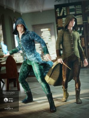 Wizard Apprentice Outfit Textures-巫师学徒装备纹理