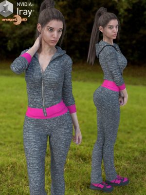 VERSUS – Sport Suit for Genesis 3 Females-与 – 创世纪3女性的运动套装