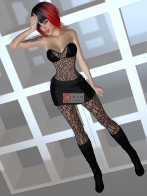 After Midnight Outfit for Genesis 2 Female(s)-《创世纪2》女性的服装