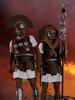 Centurion and Aquilifer for Genesis 3 Male-百夫长和阿奎利弗为创世纪男性