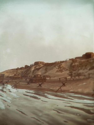 D-Day Landing Beach Diorama-诺曼底登陆海滩立体模型