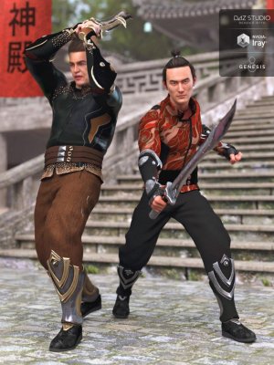 Eastern Fantasy Warrior Outfit Textures-东方幻想战士装备纹理