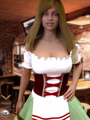 FG Oktoberfest Dress for Genesis 8 Female(s)-创世纪女啤酒节礼服