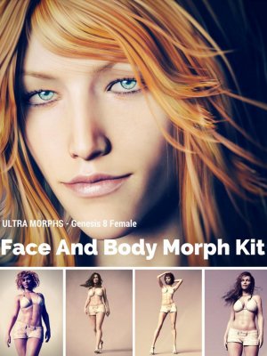 Face and Body Morph Kit for Genesis 8 Female-创世纪8女性面部和身体变形套装
