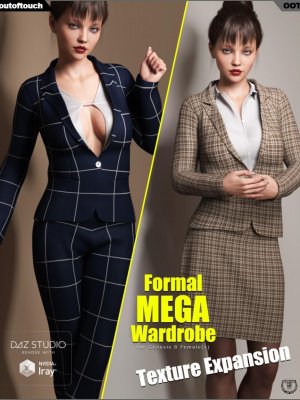 Formal MEGA Wardrobe for Genesis 8 Female(s) Texture Expansion-女性纹理扩展的正式大型衣柜