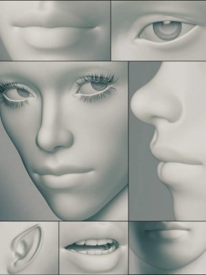 Genesis 3 Female Head Morphs-创世纪3女性头部变形