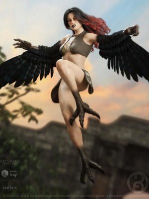 Harpy for Genesis 8 Female-创世纪8号女妖