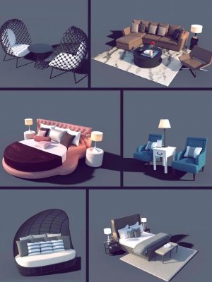 Interior Furniture 01-室内家具