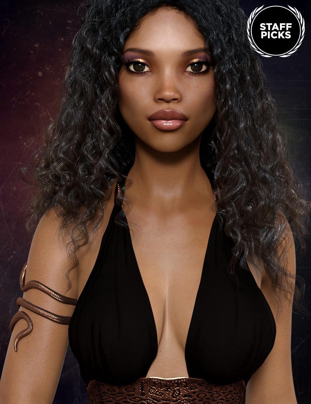 Keyana For Genesis 8 Female 创世纪8号女性的daz模型网