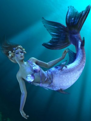Laguna-Mermaid Set for Genesis 3 Female(s)-拉古纳美人鱼设置为创世纪3女性