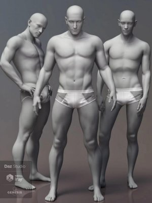 Leading Male Morph Collection for Genesis 8 Male(s)-《创世纪8》男版的领头男版变形集