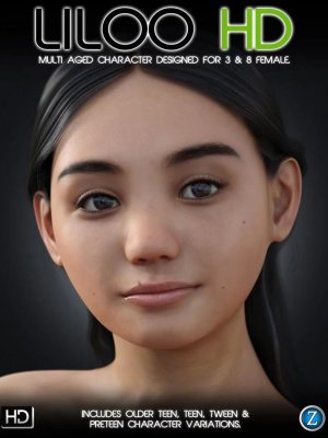 Liloo HD for Genesis 3 and 8 Female-（用于3和8女性）