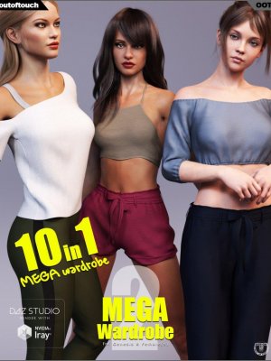 MEGA Wardrobe 2 for Genesis 8 Female(s)-女性