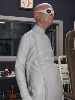 Mad Scientist Outfit for Genesis 8 Male(s)-《创世纪》第八章男性的疯狂科学家服装