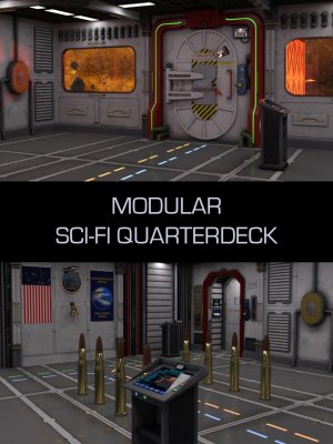 Modular Sci-Fi Quarterdeck-模块化科幻后甲板