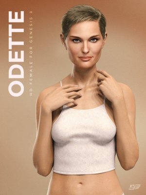 Odette for Genesis 8 Female-奥黛特，创世纪8号女性