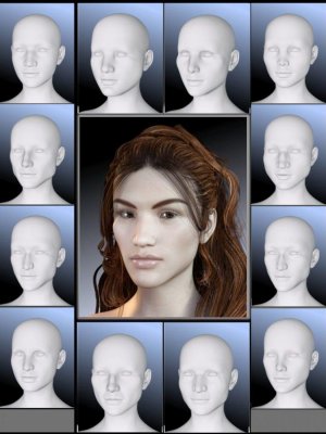 People of Earth Faces of Europe Genesis 3 Female-地球上人欧洲面孔创世纪3女