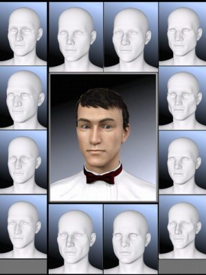 People of Earth Faces of Europe Genesis 3 Male-地球上人欧洲面孔创世纪3男