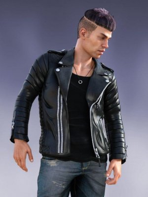 Pop Star Outfit and Hair for Diego 8 and Genesis 8 Male(s)-和男的流行明星服装和发型