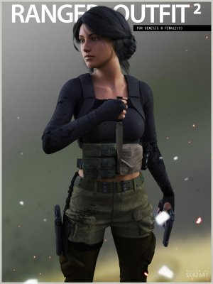 Ranger Outfit 2 for Genesis 8 Female-号女性的游侠装备