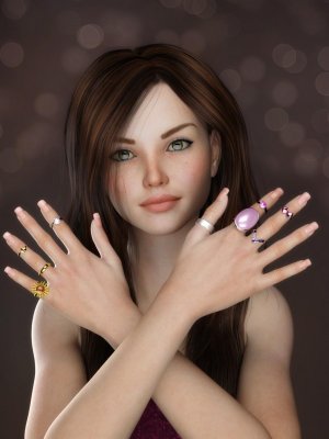 Rings and Things for Genesis 3 Female(s)-中女性的戒指和物品