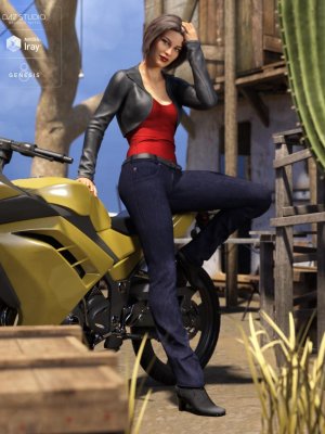 Riviera Noon Outfit for Genesis 8 Female(s)-里维埃拉中午为创世纪8女