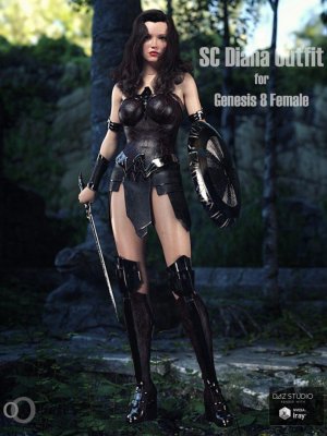 SC Diana Outfit for Genesis 8 Female-为女性设计的服装