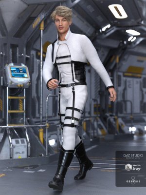 Sky Point Academy Outfit for Genesis 8 Male(s)-天空点学院装备为创世纪男