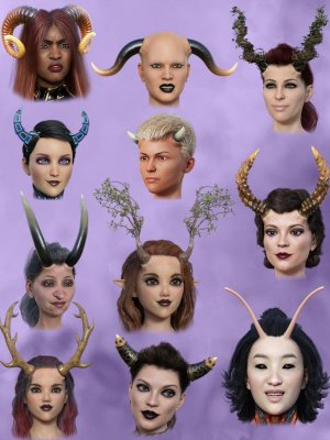 Universal Horns for Genesis 8 Female(s)-女性的通用角