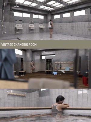 Vintage Changing Room and Props-老式更衣室和道具