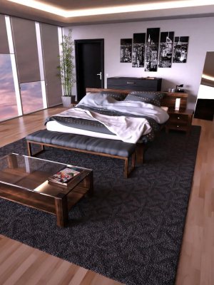 X3D High-Rise Bedroom-3高层卧室