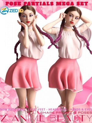 Z Anime Beauty Shape and Pose Mega Set-动漫美女造型姿势大集合