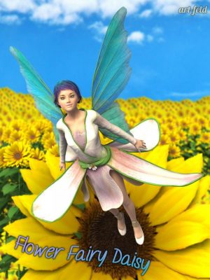 Flower Fairy Daisy for Genesis 3 Female(s)花仙子-花仙雏菊创世纪3雌花