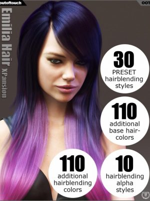 Emilia Hair and OOT Hairblending 2.0 Texture XPansion-Emilia头发和oot发孔2.0纹理xpansion
