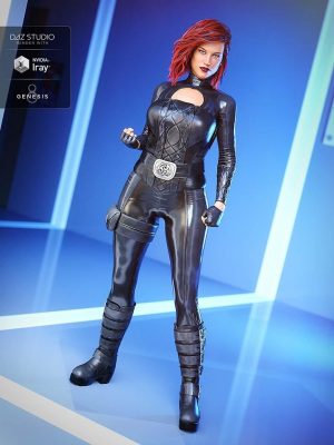 Lethal Rogue Outfit for Genesis 8 Female(s)致命的流氓服装-Genesis 8女性的致命流氓衣服