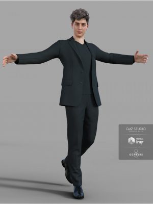 H&C dForce Weekend Casual Suit for Genesis 8 Male-H＆M＃038; C dforce周末休闲服，用于创世纪8男性