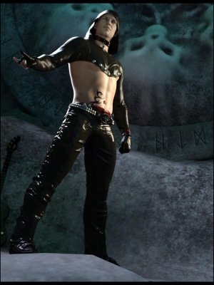 dForce GothicX Rock for Genesis 8 Male(s)-