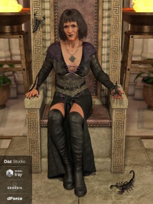 dForce Shady Vale Outfit for Genesis 8 Female(s)-为8女性设计的服装